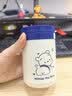 时尚可爱卡通小熊吸管杯高颜值大容量水杯家用玻璃水杯随手杯 小熊吸管水杯蓝色400ml1只 实拍图