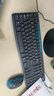 罗技（Logitech）MK275 键鼠套装 无线键鼠套装 办公键鼠套装 全尺寸 商务键鼠套装 带无线2.4G接收器 黑蓝色 实拍图