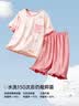 笛莎（DEESHA）【7A抑菌棉】女童春夏短袖五分裤家居服套装宝宝两件套睡衣 实拍图