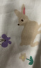 全棉时代婴儿隔汗巾纱布吸汗儿童开学幼儿园宝宝纯棉垫背小猫小鹿小鸟3条 实拍图