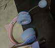 萌可儿无线蓝牙耳机儿童耳麦头戴式耳返背书神器学生专用学习背诵跟读男女生手机平板网课送孩子生日礼物 蓝粉渐变（蓝牙+耳返+插卡功能） 高保真耳返+高音质 实拍图