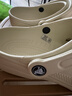 卡骆驰（CROCS）檀健次同款经典洞洞鞋轻便百搭女沙滩鞋包头拖鞋男鞋|10001 骨白色-2Y2(含智必星) 37 /38(230mm) 实拍图