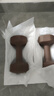 Keep哑铃男女健身家用彩色浸塑环保手铃亚铃肌肉训练琥珀棕6kg*2 实拍图