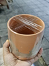 花盆 陶土红陶花盆圆柱形带托盘多肉绿萝简约鲜栽仙人掌陶瓷泥瓦 小号带托盘【11x10.3】 红陶 实拍图