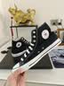 匡威（Converse）All Star夏季经典帆布男女高帮休闲运动鞋黑色101010 101010/黑色 42 实拍图