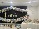演绎 生日场景布置女孩桌飘立柱气球装饰儿童宝宝周岁快乐氛围拉旗 实拍图