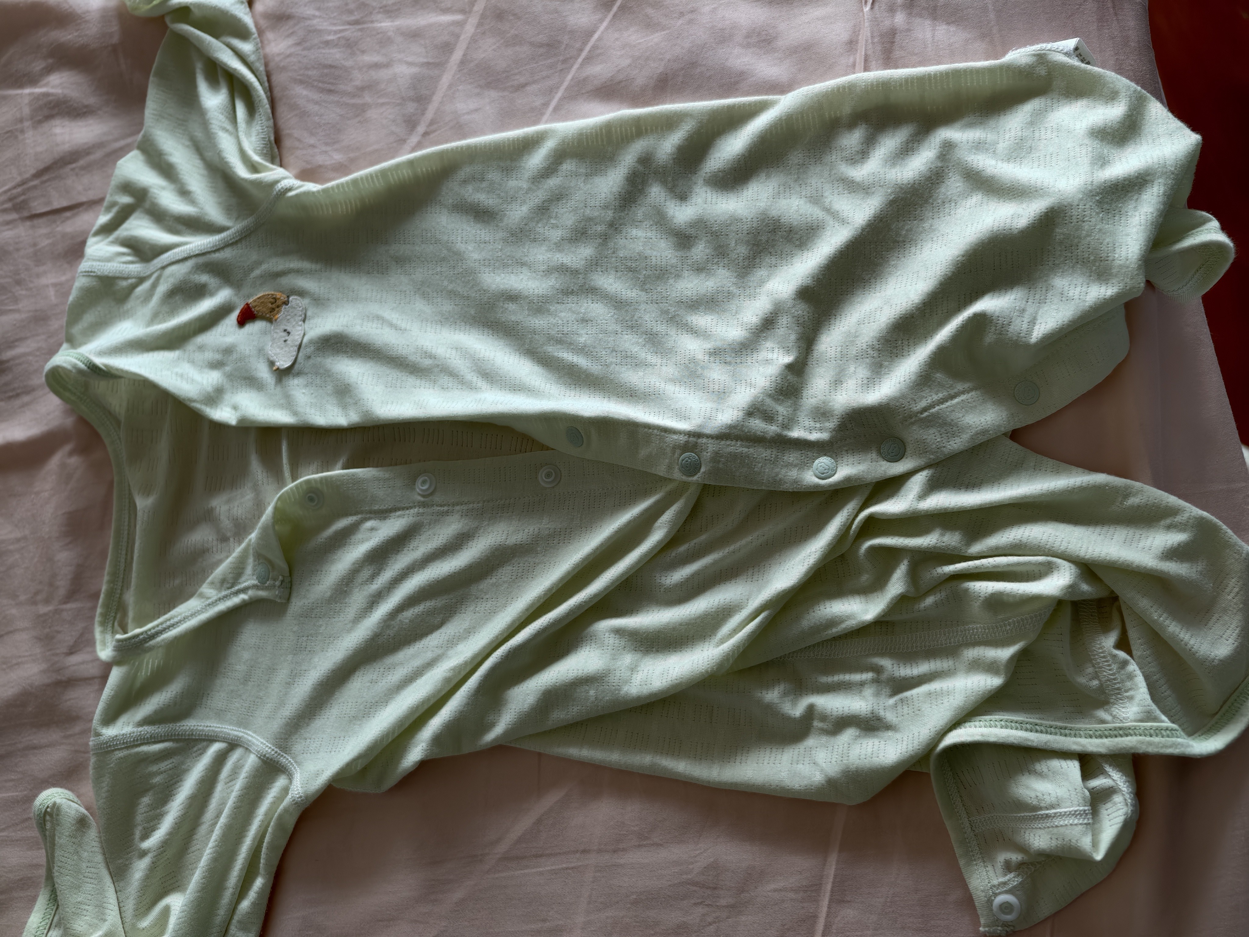 乖奇熊【轻爽棉】宝宝春夏季连体衣薄款空调服婴儿弹力哈衣服凉感无骨 实拍图