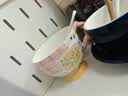 京东京造 马克杯 咖啡水杯子陶瓷办公室早餐杯伴手礼 麻花把手 粉色 460ml 实拍图