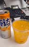 可口可乐（Coca-Cola）芬达Fanta 高考季 无糖零卡橙味碳酸饮料330ml*24摩登罐 实拍图
