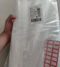 登比食品自封袋12号34*45密封袋防水PE透明特大号收纳袋塑封袋包装袋 实拍图