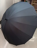 美度（MAYDU）大号雨伞长柄24骨商务晴雨伞M5003烟灰色 实拍图