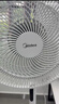 美的（Midea）【加大网罩】七叶轻音柔风电风扇/家用省电落地扇/小型台式电扇/广角摇头大风力宿舍风扇 SAE35CA1 实拍图
