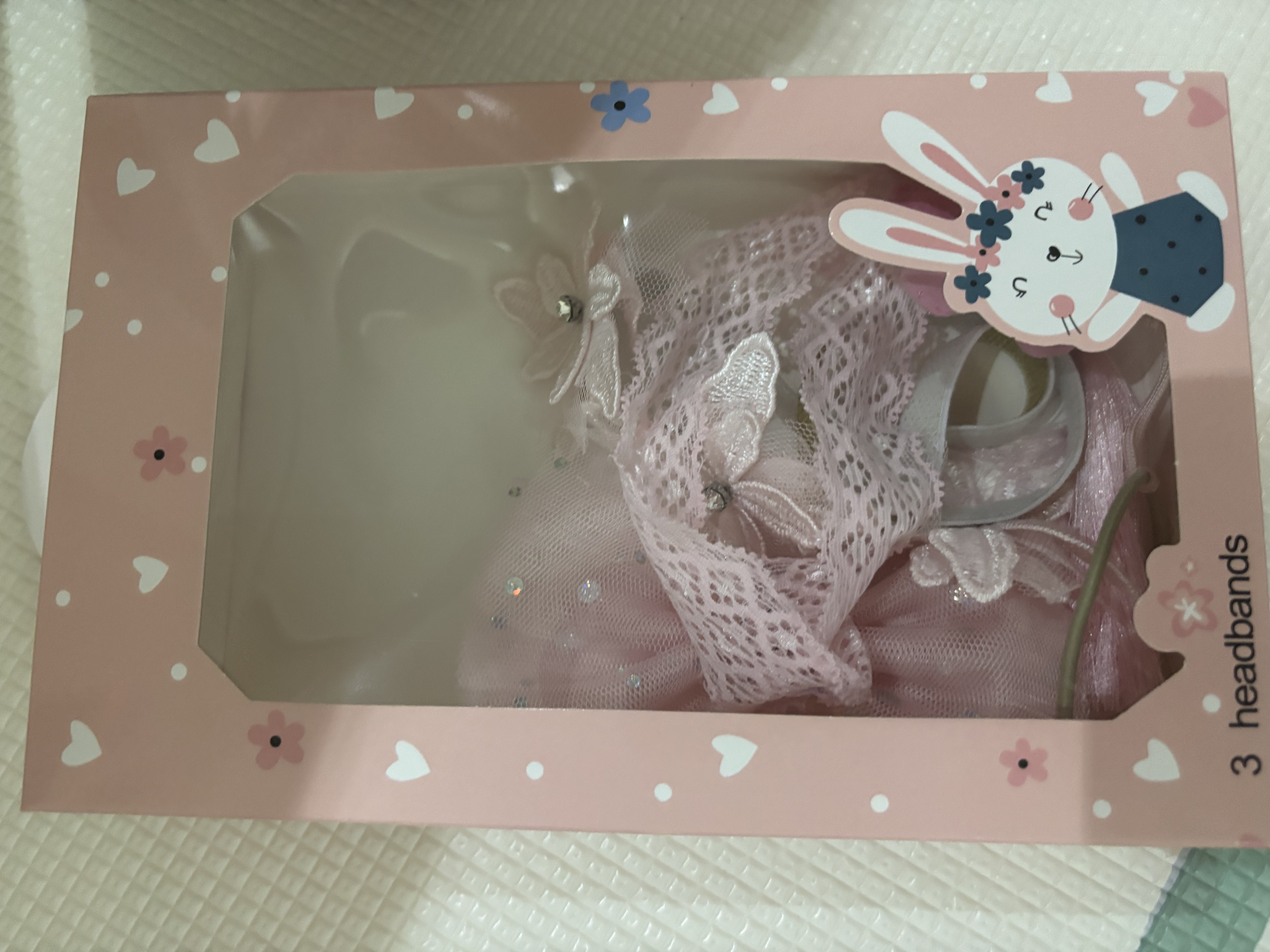 babycare宝宝吃饭围兜辅食饭兜-超轻印花围兜-欧泊粉 实拍图