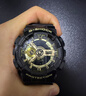 卡西欧（CASIO）手表男G-SHOCK黑金运动电子学生智能日韩表送男友礼物GA-110GB-1A 实拍图