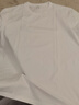 京东京造10A抗菌男士t恤短袖男女同款衣服男装春夏新款打底衫内搭白3XL 实拍图