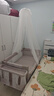 优乐博（ULOP）婴儿床可折叠可移动0-3岁宝宝床多功能婴儿床可升降婴儿拼接床 [蚊帐+置物袋+万向轮]一键折叠床标准款 婴儿用品实用新生儿见面礼物便携折叠婴儿床 实拍图