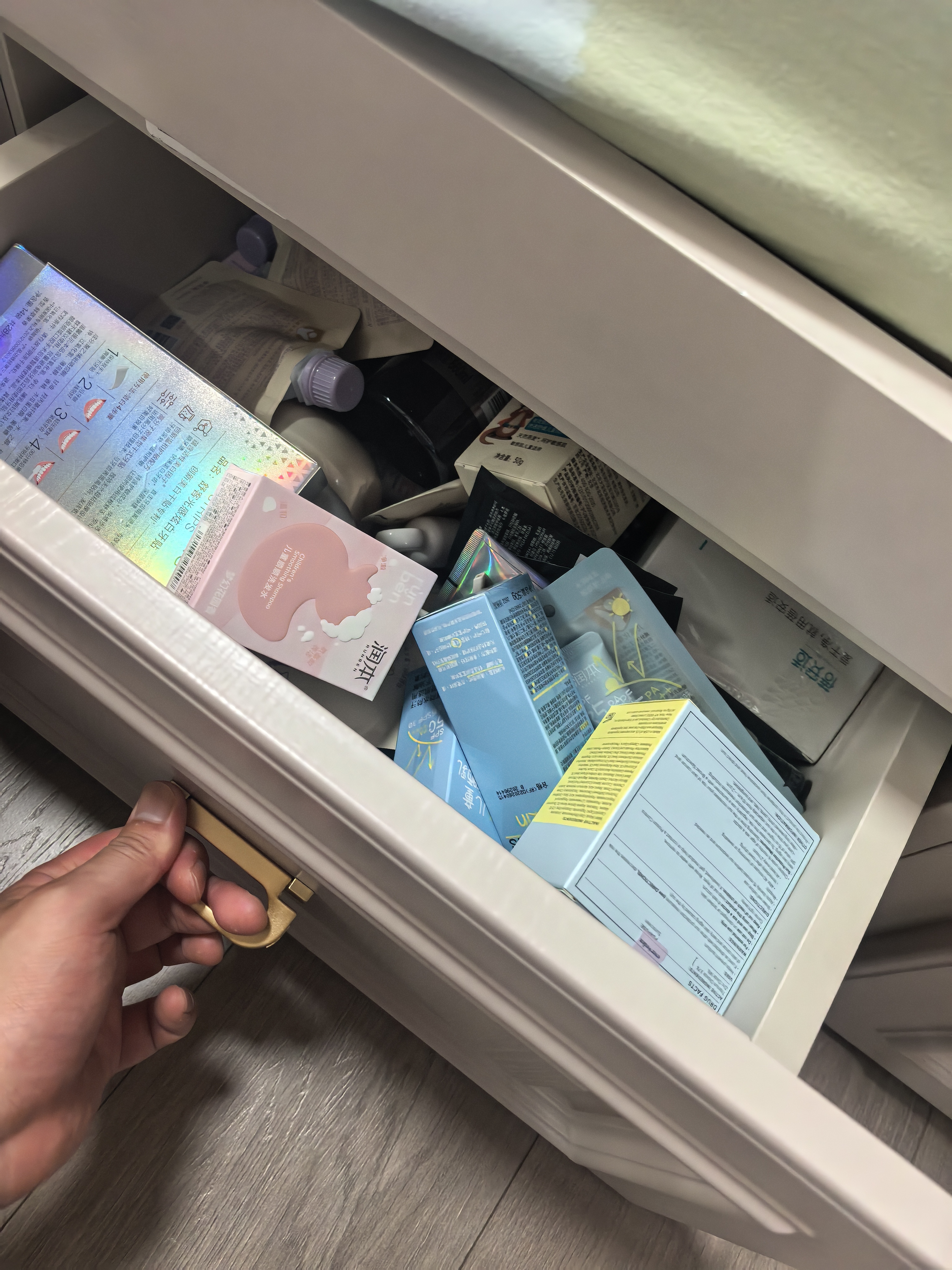 润本防晒小蓝瓶儿童防晒霜50g+冰冰面霜75g夏季护肤隔离紫外线舒缓 实拍图