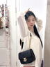 CinvaiKrose官方店小c&k包包女包2026新款斜挎包菱格链条包女生日礼物送女友 黑色Black【小号】送女友老婆女生走心 实拍图