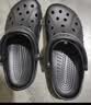 CROCS卡骆驰洞洞鞋贝雅洞洞鞋轻便运动鞋耐磨一脚蹬拖鞋休闲鞋|10126 黑色-001 43 (270mm) 实拍图