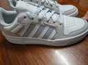 adidas ENTRAP美式校园风运动少年感复古篮球风板鞋男女阿迪达斯 白色/暗银金属/树脂黄   37 实拍图