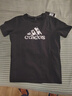 阿迪达斯（adidas）短袖t恤男士夏季跑步健身运动衣快干衣透气男装T恤  黑白 M 实拍图