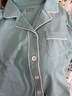 十月结晶月子服春夏四季产后哺乳装孕妇睡衣居家服可外出套装 雅绿【200g/㎡吸汗透气】 L码【建议115-145斤】 实拍图