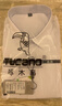 啄木鸟（TUCANO）衬衫男秋季长袖衬衣商务休闲时尚百搭纯色正装上衣男装 白色 4XL 实拍图