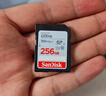 闪迪（SanDisk）256GB SD内存卡 U1 C10 至尊高速存储卡 读速150MB/s 全高清视频 数码相机理想伴侣 实拍图