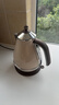 德龙（Delonghi）电热水壶 家用复古304不锈钢烧水电水壶 防干烧大功率1.7L煮水壶 KBO2001.VBG 奶油白 礼物 实拍图