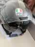 AGV ORBYT摩托车机车半盔冬季双镜片通勤舒适四季男女安全头盔3C认证 黑武士 XL(建议头围59-61) 实拍图