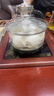 茶具电茶台玻璃消毒锅单个配件煮茶杯消毒壶不锈钢三环洗茶杯单配 不带开关/玻璃消毒锅-黑色顶珠 实拍图