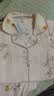 爱宝适月子服纯棉纱布春夏孕妇装产妇喂奶衣哺乳睡衣家居服XL码柠檬M347 实拍图