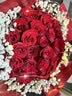 幽客玉品鲜花速递红玫瑰花束表白送女友老婆生日礼物全国同城配送 33朵红玫瑰花束—女王款 实拍图