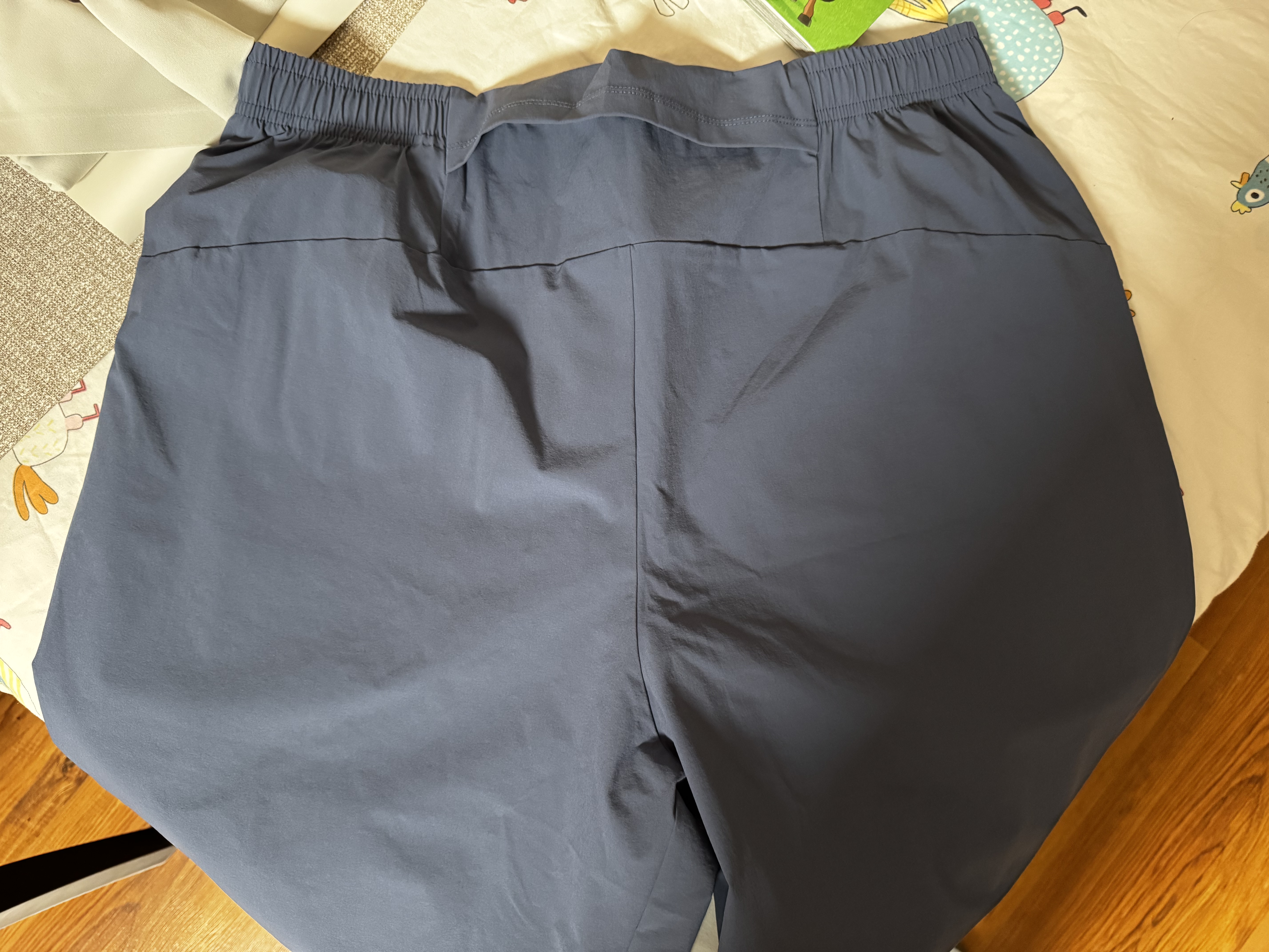 蕉下（beneunder）短裤男运动裤子男夏季透气速干五分裤休闲裤HI908灰鸽蓝2XL 实拍图