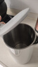 美的（Midea）烧水壶电热水壶304食品级不锈钢无缝内胆双层防烫1.7L大容量1800W智能断电SHJ1721【价保618】 实拍图