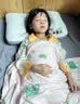 洁丽雅（Grace）儿童枕护颈枕分区枕学生宿舍枕芯成人幼儿园颈椎枕深度睡眠 【适合3-12岁】学生分区枕-灰色 单只 实拍图