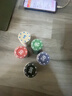 雷博筹码棋牌室专用筹码币德州扑克打牌积分卡游戏币麻将筹码卡片 标准款面值一（共100片） 实拍图
