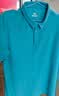 KOLON SPORT/可隆户外吸湿速干T恤 男士抗菌珠地POLO衫 LHPT6MTT25-IN 青墨色 2XL 185/104A 实拍图
