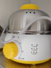 美的（Midea）煮蛋器 蒸蛋器 单层7颗蛋 家用自动断电迷你鸡蛋羹神器防干烧不锈钢便携式MZ-ZDE1601 实拍图