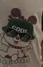 巴布豆（BOBDOG）儿童套装2026新款夏季童装帅气纯棉短袖男童裤子夏装衣服白+黑120 实拍图