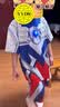 ULTRAMAN万圣节赛罗奥特曼男童速干运动T恤套装夏季130cm【赠送发光胸灯】 实拍图