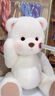 莉娜熊（TeddyTales）小熊玩偶毛绒玩具熊泰迪手作熊安抚娃娃送礼送人毕业礼物送女生 奶白色（明星款） 中号站姿约30cm 实拍图