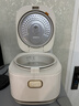美的（Midea）【价保618】小碧玉电饭煲小型2-3人3升0氟有钛陶瓷白玉内胆家用电饭锅煮粥智能预约多功能锅RE360 实拍图
