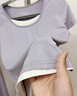 静韵【秦岚同款 深睡衣70】超柔软凉感型情侣睡衣女夏季家居服套装男 实拍图