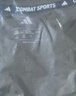 阿迪达斯（adidas）速干透气运动短袖男女同款情侣健身跑步训练T恤 橄榄绿/白 L 实拍图