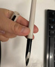 uni三菱【热门商品】 黑科技黑色中性笔0.5黑笔签字笔商务直液式学生水性笔 UBA-188C 灰白色杆1支 实拍图
