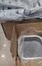 宅丽仕垃圾桶无盖式13L方形白色家用客厅卧室卫生间缝隙压圈垃圾 实拍图