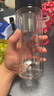 希诺抗菌双层玻璃杯2026新款茶水分离泡茶杯子男办公车载水杯XN-628L 实拍图