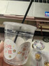 欧橡（OAK）奶茶杯一次性咖啡杯子饮品杯带盖冷饮塑料杯吸管500ML*10套 C1396 实拍图