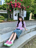 真维斯（Jeanswest）纯棉短袖T恤女2026夏季新款休闲半袖设计感圆领宽松显瘦上衣服 实拍图